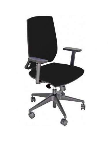Sedia semidirezionale ergonomica Light Unisit - nero - LLN/BR/IN