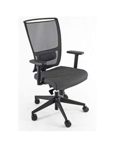 Poltrona Semidirezionale Mesh LineaFabbrica - nero - Mesh Nero