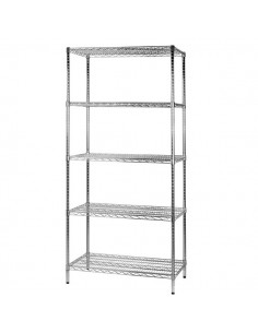 Scaffalature in filo d'acciaio Serena Group - 5 - 60x90x200 cm - 5X609020