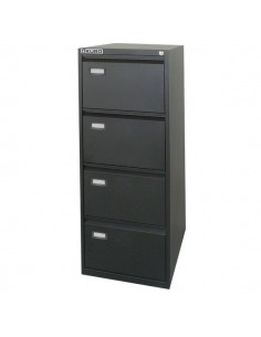 Classificatori Kubo - nero - 4 cassetti - 47x62x132 cm - 4104