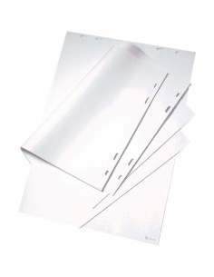 Blocchi lavagna confezionati singoli Nobo - bianco - 67x96 cm - 1901631