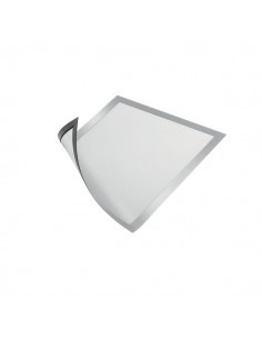 Cornici Magnetiche Duraframe® Durable - A4 - 25x0,45x32,5 cm - argento metallizzato - 4869-23 (conf.5) Durable - 1