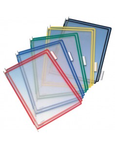 Buste per leggio da muro T-Technic Tarifold - A4 - blu - B114001 (conf.10) Tarifold - 1