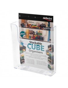 Portastampati con retro piatto Deflecto - A5 - 17,3x4,5x18 cm - 76301
 Deflecto - 1