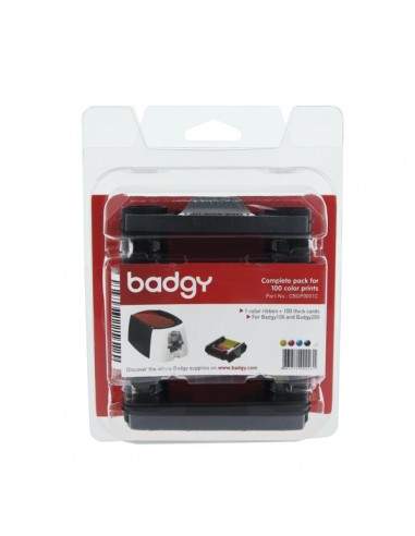 Consumabili per Badgy  - Kit di stampa composto da nastro di stampa multicolore - CBGP0001C