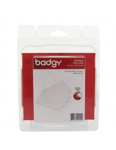 Consumabili per Badgy  - Tessere in PVC alto spessore 0,76 mm - CBGC0030W (conf.100)