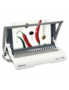 Rilegatrice a dorso plastico Star + 150 - 150 fogli - Fellowes 5627501 (pz.1)