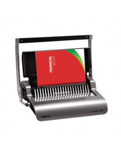Rilegatrice a dorso plastico Quasar +  - 500 fogli -Fellowes 5627701 (pz.1)