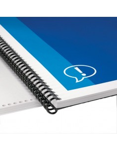 Dorsi Color Coil a 47 anelli GBC - 6 mm - 30 fogli - bianco - 9665905 (conf.100)