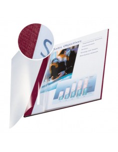 Copertine flessibili con fronte trasparente Esselte - 106-140 ff -rosso scarlatto-74150028 (conf.10)