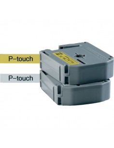 Nastri P-Touch serie M Brother - 9 mm - nero/giallo - MK621BZ