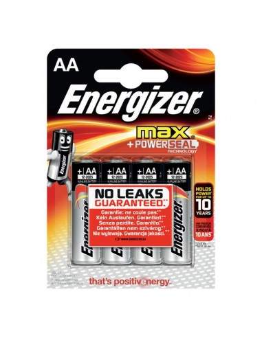 Energizer Alkaline Max AA x 4 - Stilo - E300112500/E300112503 (conf.4)