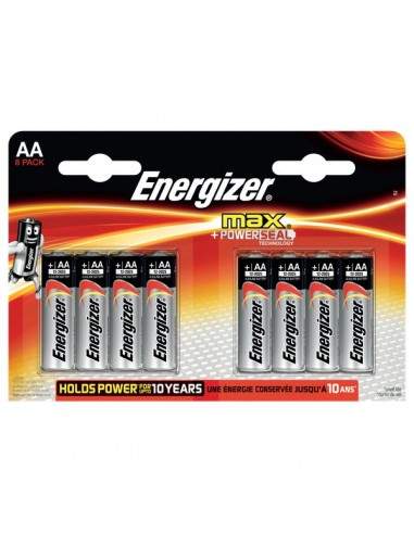 Energizer Alkaline Max AA x 8 - stilo - E300112400/E300112403 (conf.8)
