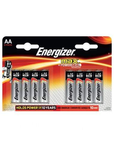 Energizer Alkaline Max AA x 8 - stilo - E300112400/E300112403 (conf.8)