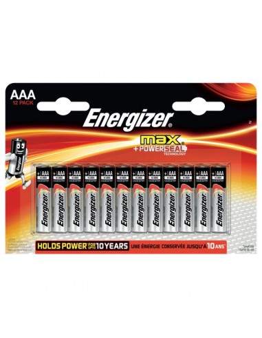 Energizer Alkaline Max AAA x 12 - ministilo - E300103700/E300103703 (conf.12)