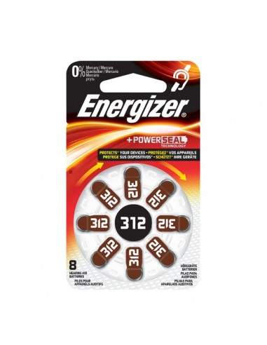 Pile acustiche Energizer - 312 - 1,4 V - E001082504/E301431800 (conf.8)