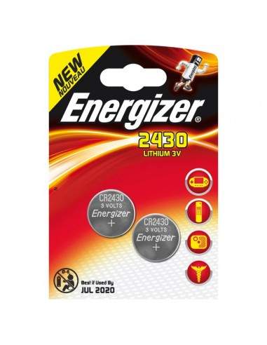 Pile Energizer Specialistiche - CR2430 - litio - E300830300/E300830301 (conf.2)