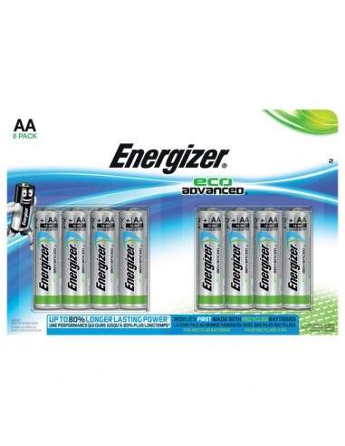 Batterie Alkaline EcoAdvanced Energizer - AA - E300116500 (conf.8)