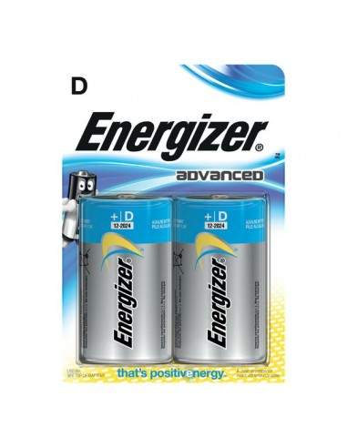Batterie Alkaline EcoAdvanced Energizer - D - torcia - E300129700 (conf.2)
