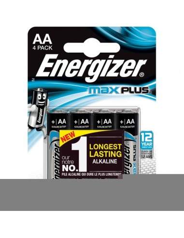 Pile alcaline Max Plus Energizer - AA - stilo - E301323600 (conf.4)