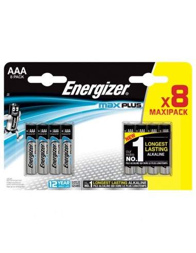 Pile alcaline Max Plus Energizer - AAA - ministilo - E301322500 (conf.8)