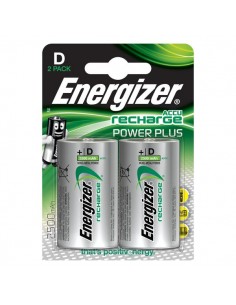 Pile ricaricabili Energizer - torcia - D - E300322000 (conf.2)