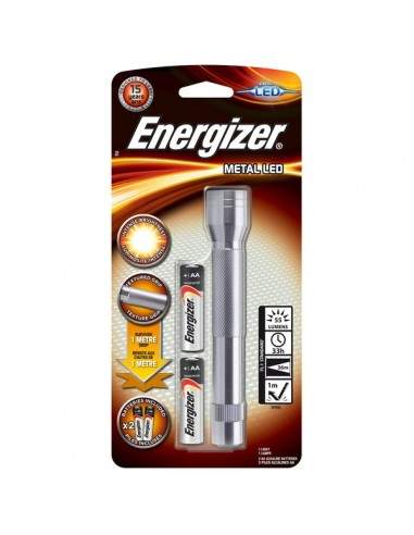 Torcia Metal Led 2AA Energizer - E300695900/E300695902