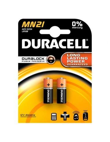 Pile Duracell Specialistiche - cilindrica 12 volt - MN21/MN21BL2 (conf.2)