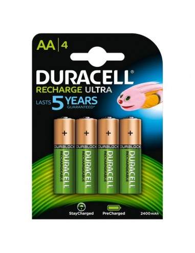 Pila ricaricabile stay charged Duracell - stilo - AA - 1,2 V - 94057050 (conf.4)
