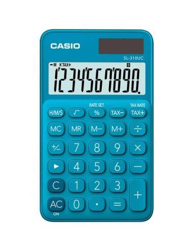 Calcolatrice scientifica CASIO tascabile 10 cifre - solare e batteria Blu - SL-310UC-BU-W-EC Casio - 1