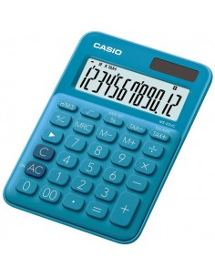 Calcolatrice da tavolo MS-20UC a 12 cifre Casio - blu - MS-20UC-BU