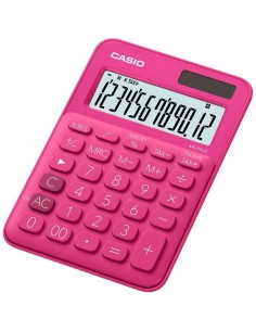 Calcolatrice da tavolo MS-20UC a 12 cifre Casio - rossa - MS-20UC-RD