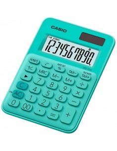 Calcolatrice da tavolo MS-7UC-GN a 10 cifre Casio - verde pastello - MS-7UC-GN