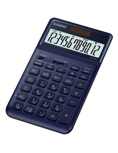 Calcolatrice da tavolo JW-200SC-NY a 12 cifre Casio - blu navy - JW-200SC-NY