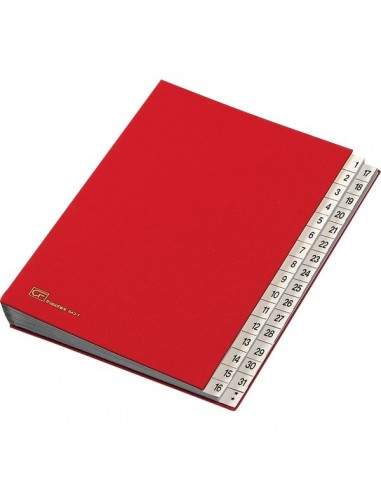 Classificatore numerico 1-31 Fraschini - rosso - 643-D