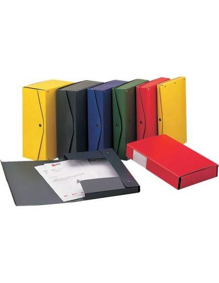 Scatola archivio Project King Mec - dorso 8 cm - 25x35 cm - verde - 23714 (conf.5)