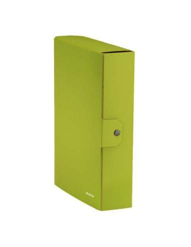 Cartella a scatola WoW Leitz - 8 cm - Verde metallizzato - 39670064
