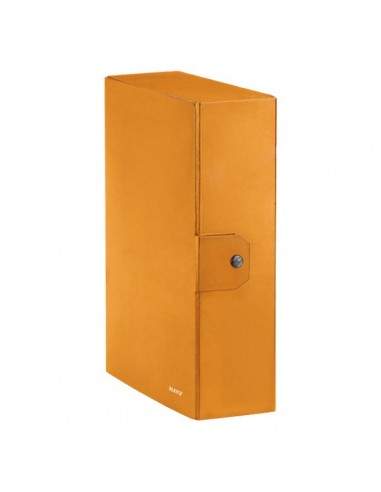 Cartella a scatola WoW Leitz - 10 cm - Arancione metallizzato - 39680044