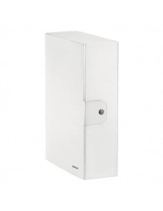 Cartella a scatola WoW Leitz - 10 cm - Bianco perlato - 39680001