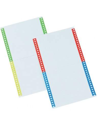Cartoncini per cartelle sospese Bertesi - per armadio modelli Beta - 031 -10 (conf.10)