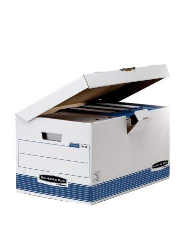 Scatola archivio Maxi con coperchio ribaltabile Bankers Box System Fellowes - 1141501 (conf.10)