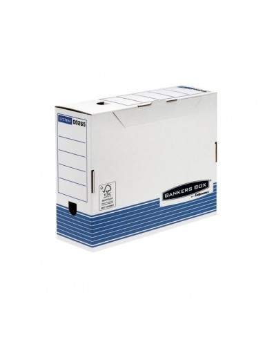 Contenitore Archivio A4 Dorso 10 cm Bankers Box System Fellowes - 0026501 (Conf.10)