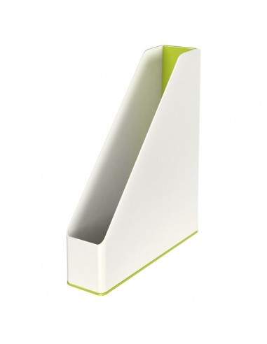 Portariviste WOW Dual Color Leitz - 7,3x27,2x31,8 cm - verde metallizzato - 53621064