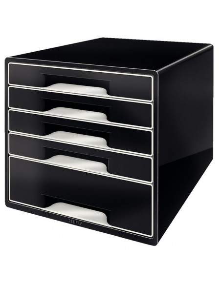 Cassettiera Leitz - 28,7x36,3x27 cm - nero - 52530095