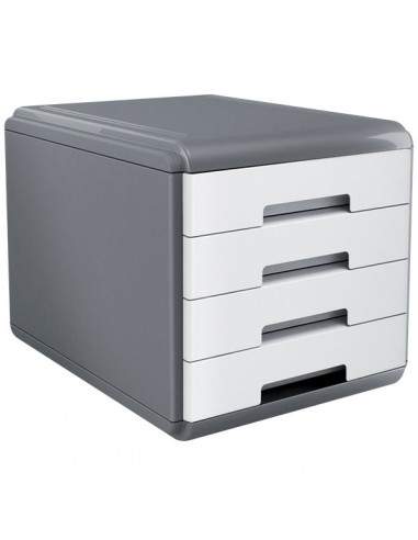 Accessori Da Scrivania My Desk Arda - Cassettiera - 29,5x38,5x28,2 cm -  Bianco - 18P4Pb