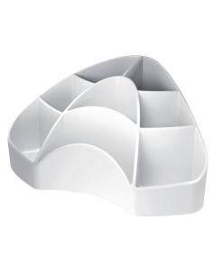 Accessori Da Scrivania My Desk Arda - Portaoggetti - 18,5x12,3x9 cm - Bianco - 7121B