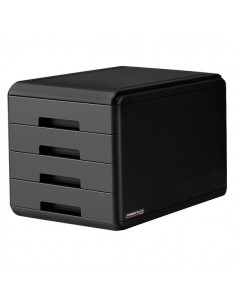 Cassettiera "Rosso Italia Collection" Arda -  nero carbonio - 29,5x38,5x28,2 cm - 18P4PRIN