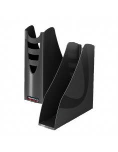 Portariviste "Rosso Italia Collection" Arda -  nero carbonio - 7,5x26,6x27,8 cm - 7118RIN