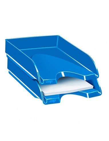 Vaschetta portacorrispondenza CepPro Gloss - 34,8x25,7x6,6 cm - blu oceano - 1002000351