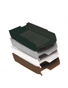 Vaschetta portacorrispondenza Presbitero - 25,5x35,5x6,5 cm - nero - X850003